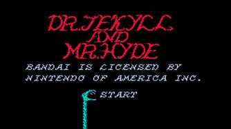 A screenshot of gameplay from Dr. Jekyll and Mr. Hyde.