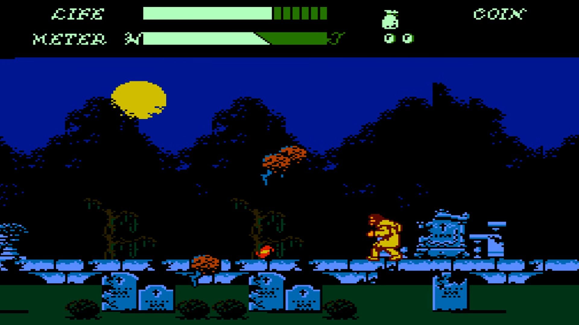 A screenshot of gameplay from Dr. Jekyll and Mr. Hyde.