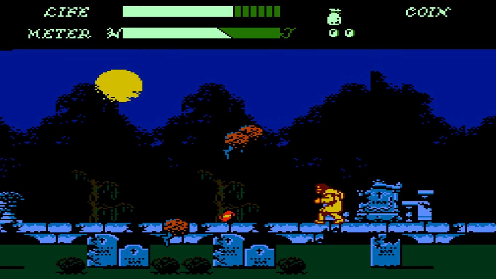 A screenshot of gameplay from Dr. Jekyll and Mr. Hyde.