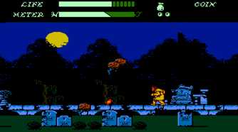 A screenshot of gameplay from Dr. Jekyll and Mr. Hyde.