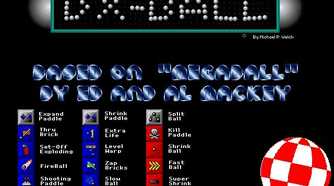 Screenshot of the PC game DX-BALL