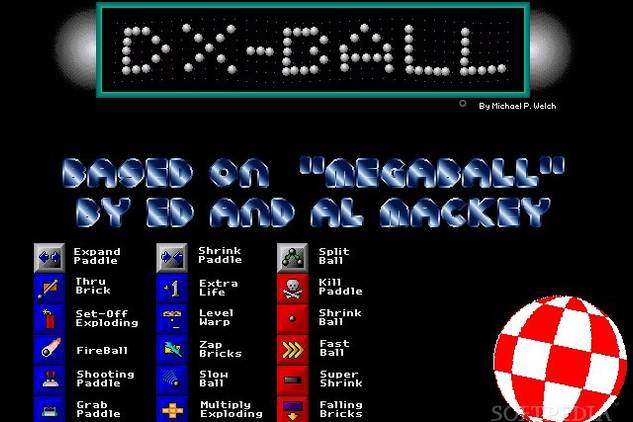 Screenshot of the PC game DX-BALL