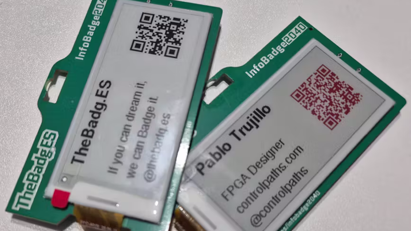 Raspberry Name Tag This awesome Raspberry Pi-powered e-Ink conference badge puts a ...