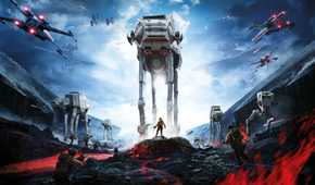 Box and key art for EA's Star Wars Battlefront