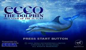 A screenshot of gameplay from Ecco the Dolphin: Defender of the Future.