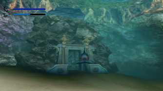 A screenshot of gameplay from Ecco the Dolphin: Defender of the Future.