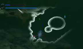 A screenshot of gameplay from Ecco the Dolphin: Defender of the Future.