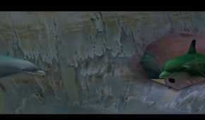A screenshot of gameplay from Ecco the Dolphin: Defender of the Future.