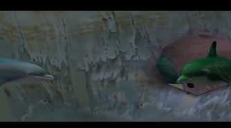 A screenshot of gameplay from Ecco the Dolphin: Defender of the Future.