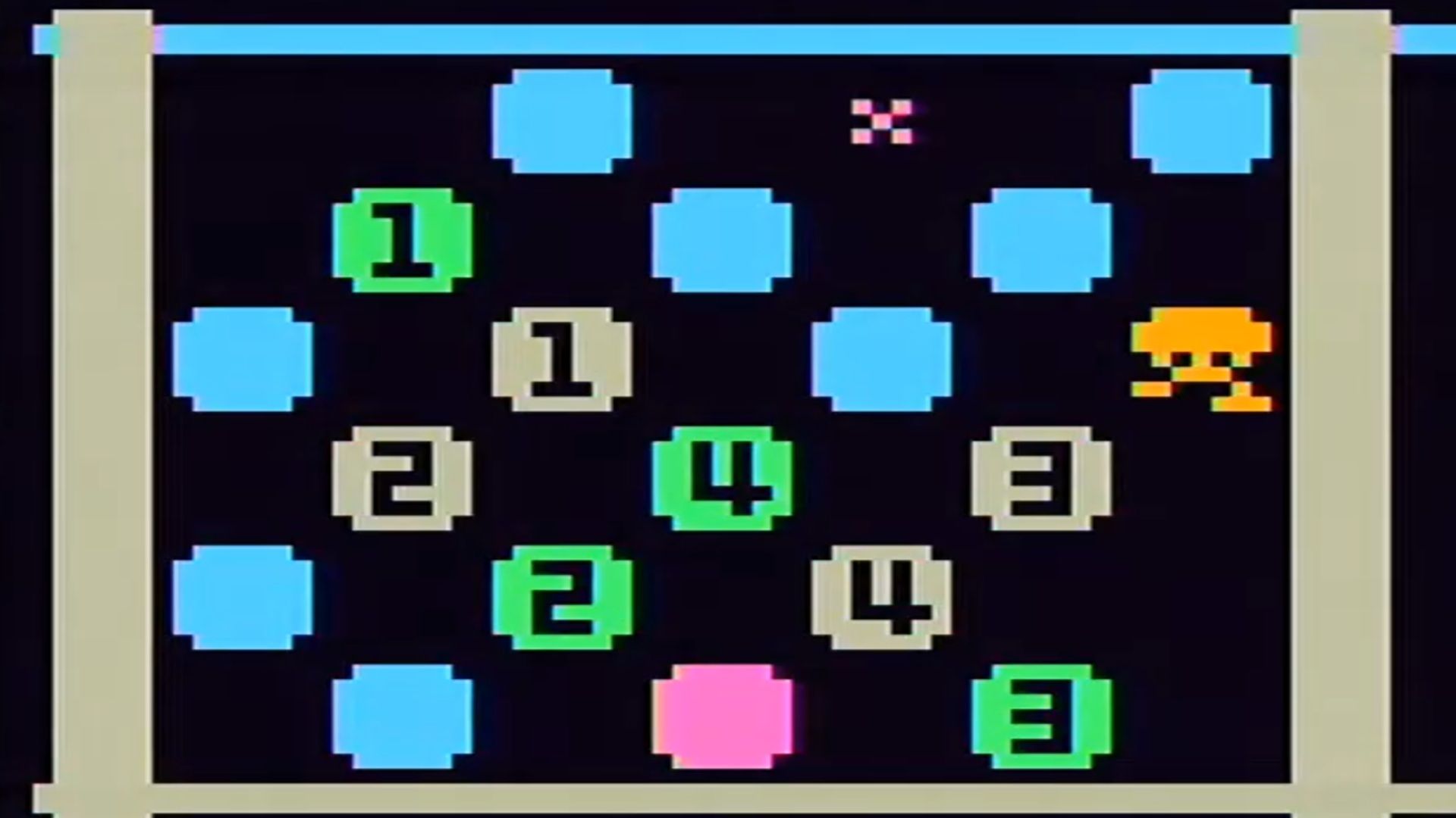 A screenshot of gameplay from Monster Block