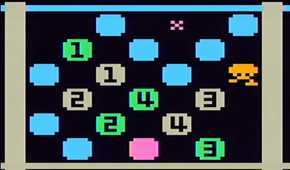 A screenshot of gameplay from Monster Block