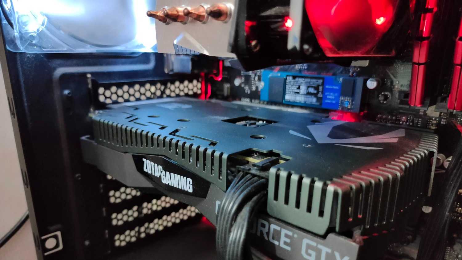 Gaming PC internals