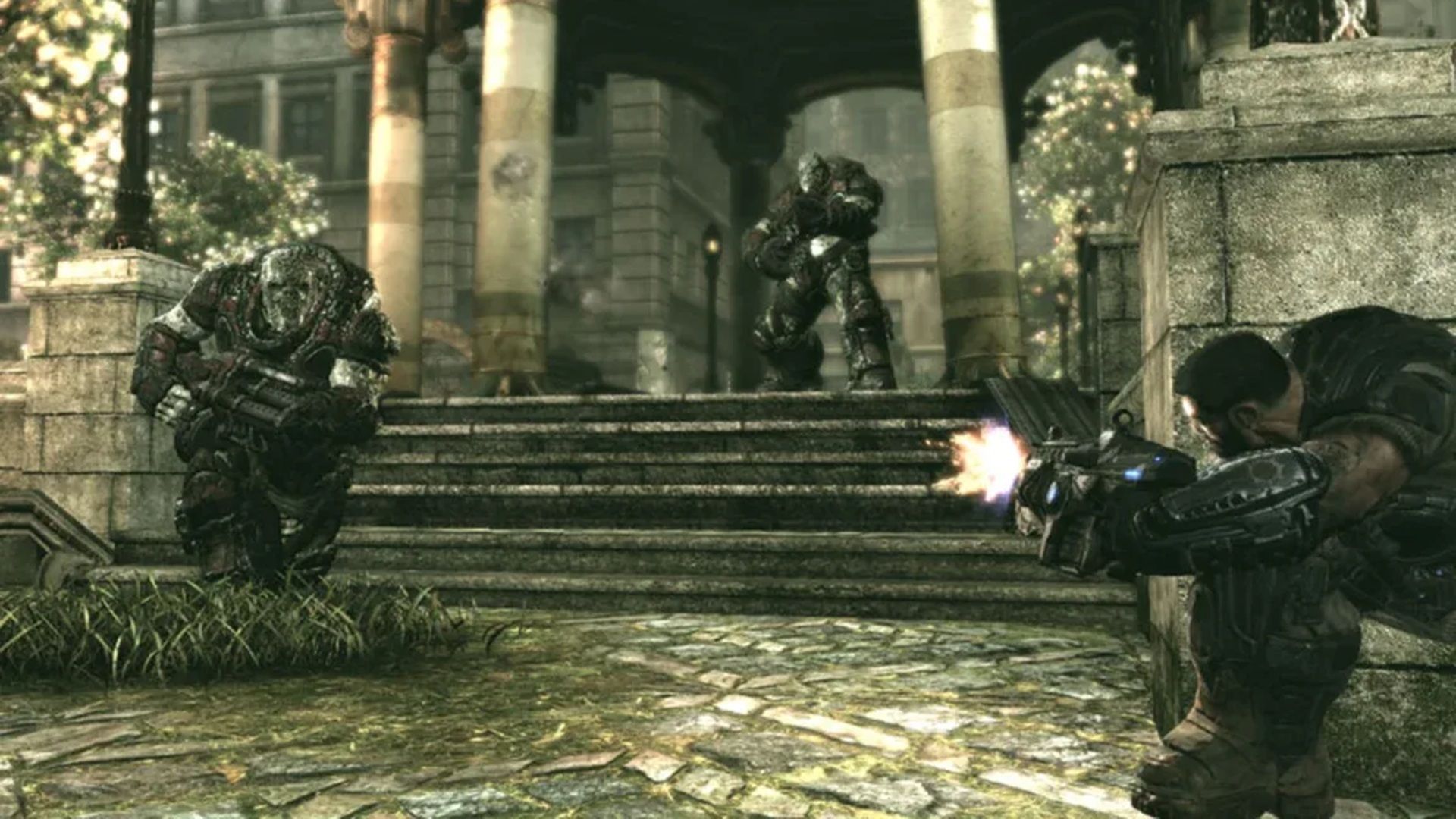 A screenshot of gameplay from Gears of War