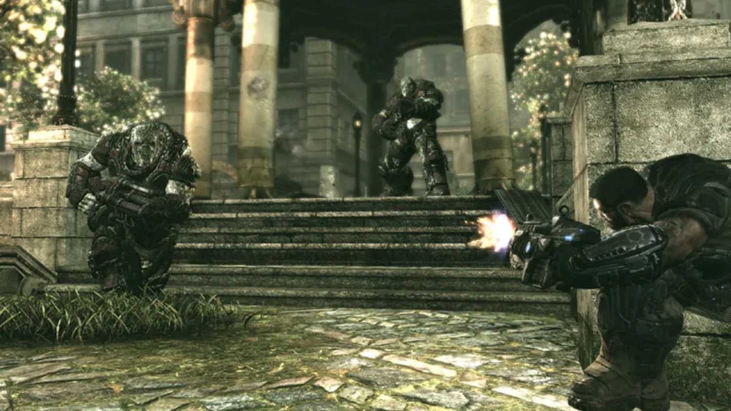 A screenshot of gameplay from Gears of War