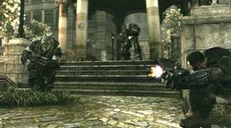 A screenshot of gameplay from Gears of War
