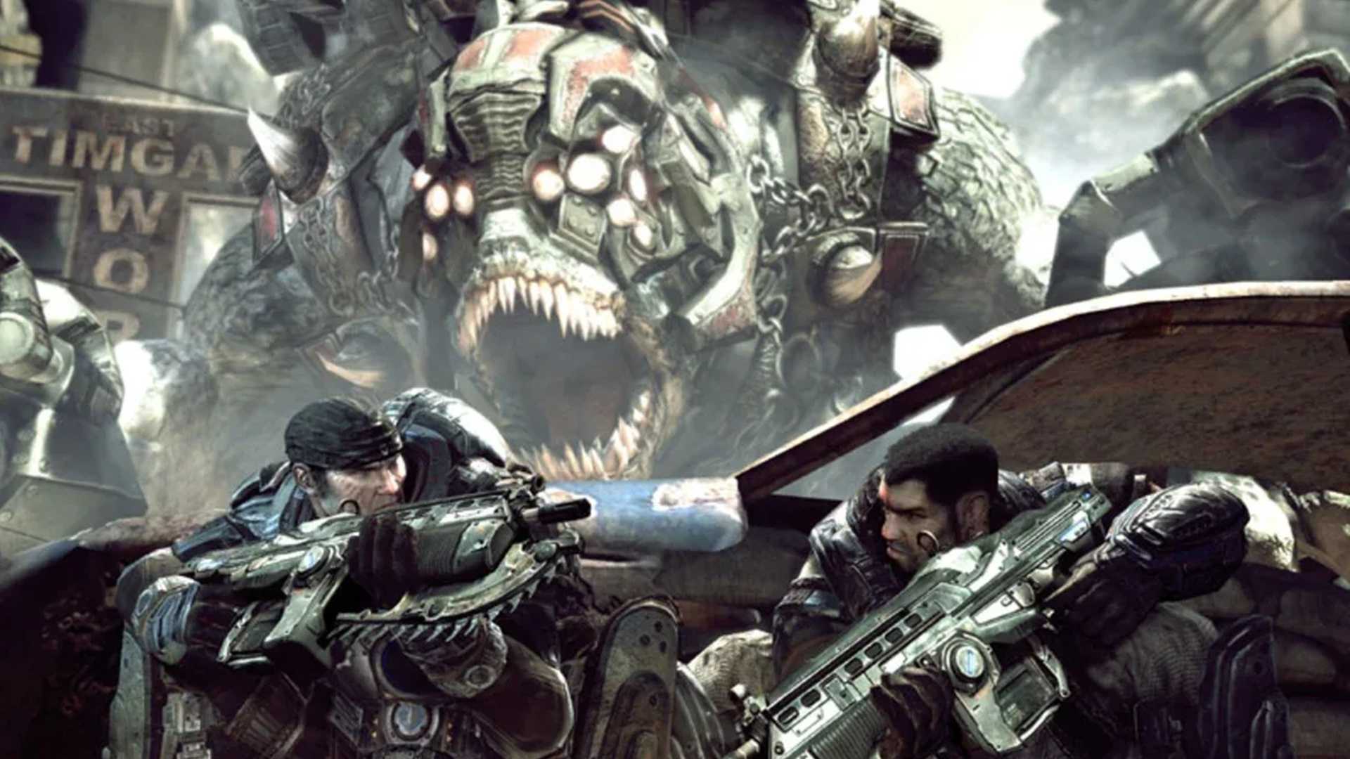 A screenshot of gameplay from Gears of War