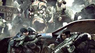 A screenshot of gameplay from Gears of War