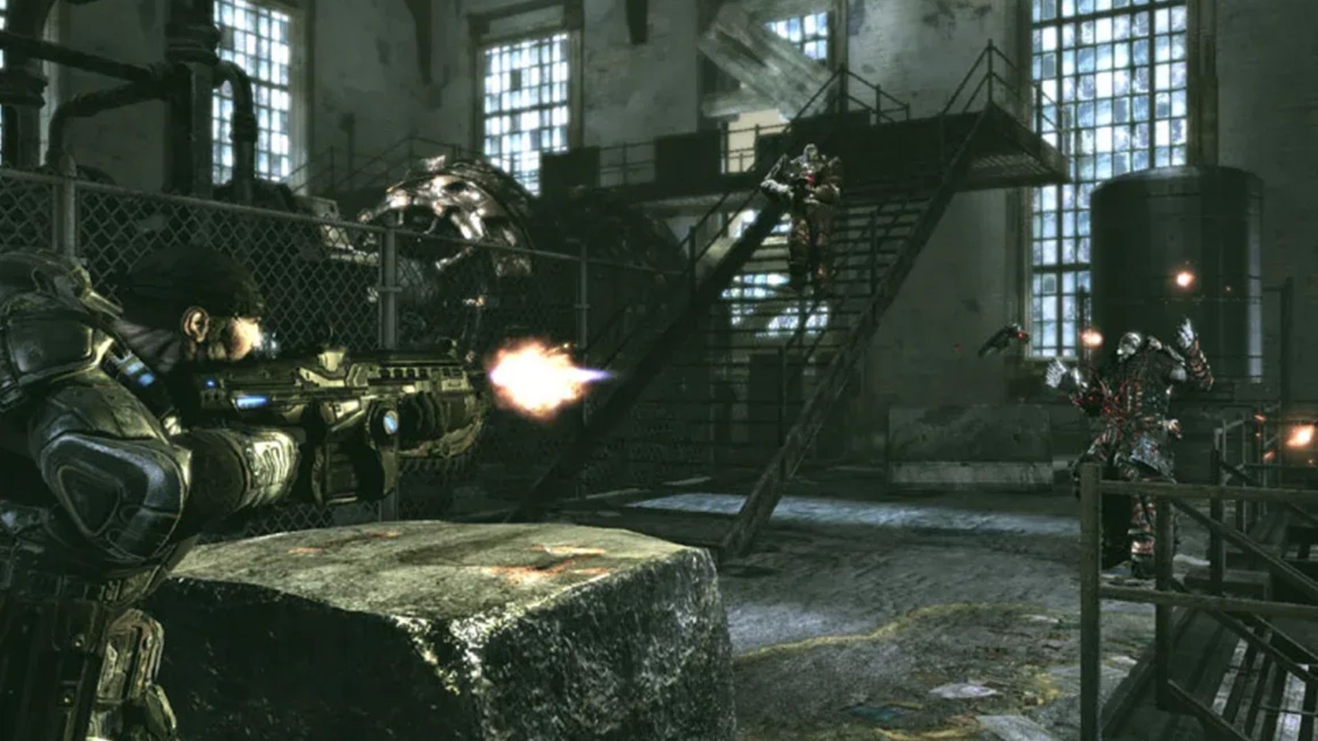 A screenshot of gameplay from Gears of War