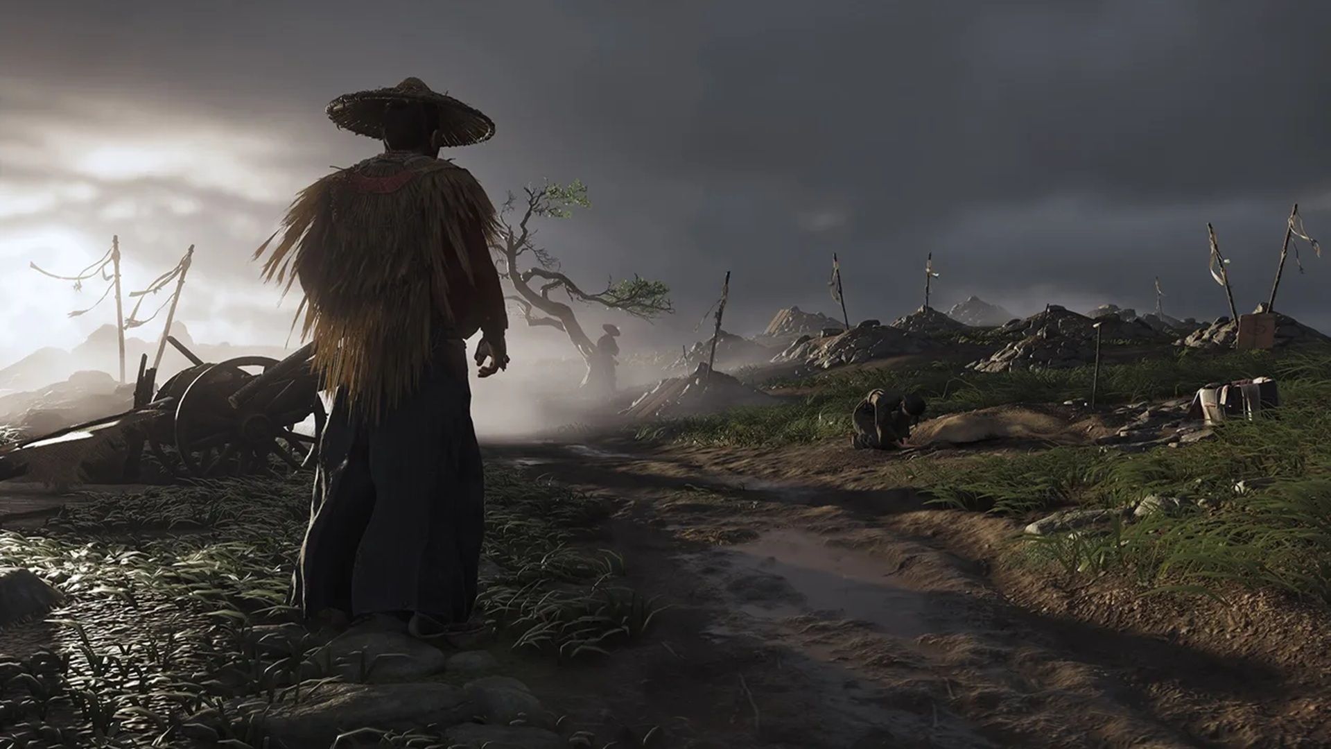 A screenshot of gameplay from Ghost of Tsushima