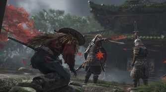A screenshot of gameplay from Ghost of Tsushima