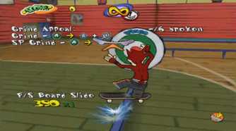 A screenshot of gameplay from Go! Go! Hypergrind