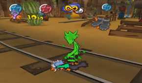 A screenshot of gameplay from Go! Go! Hypergrind