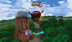 A screenshot of gameplay from Go! Go! Hypergrind
