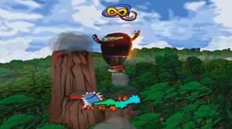 A screenshot of gameplay from Go! Go! Hypergrind