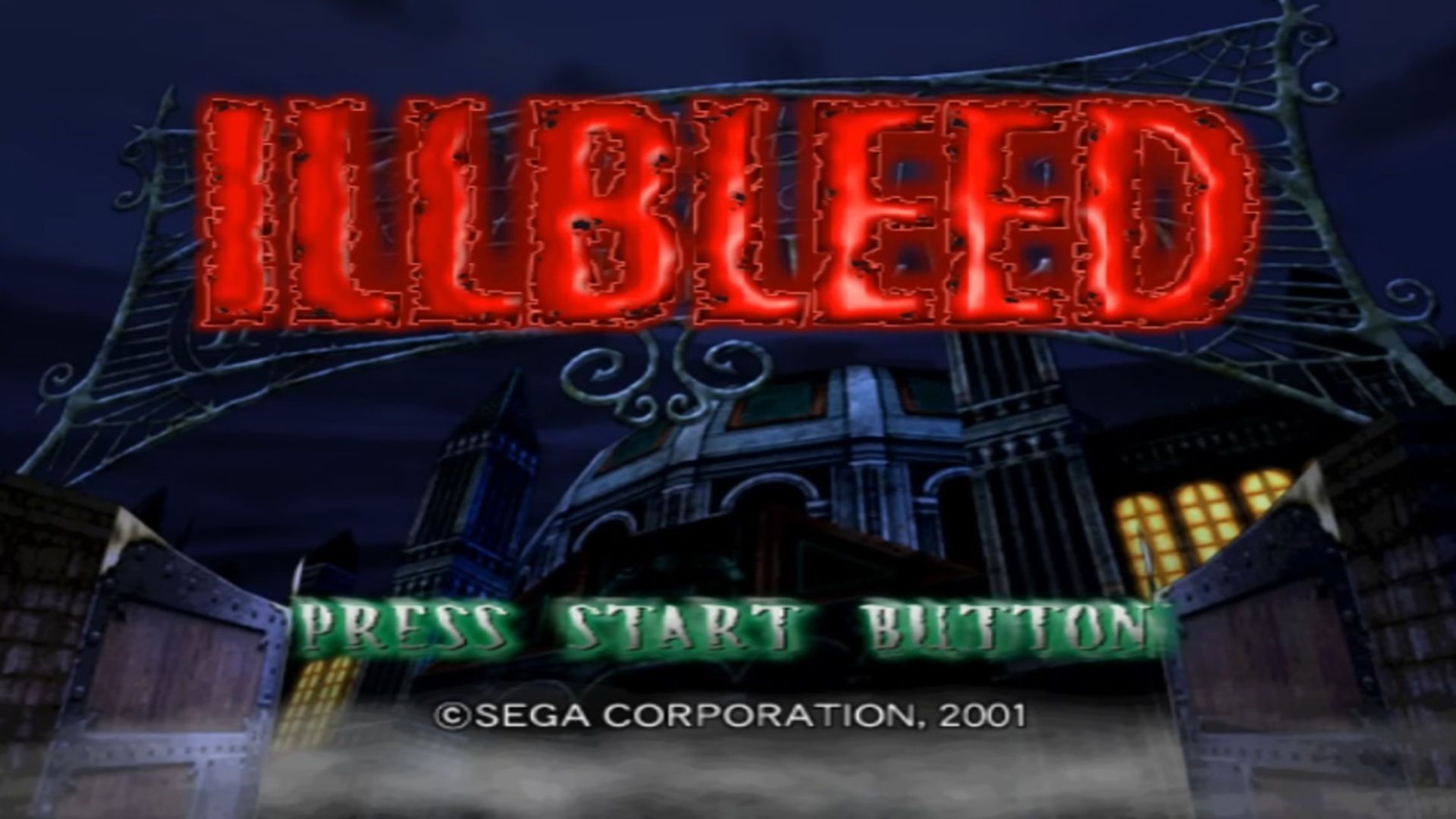 A screenshot of Illbleed on Sega Dreamcast