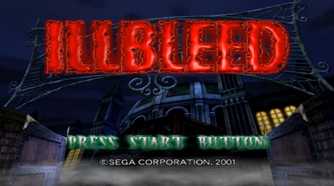 A screenshot of Illbleed on Sega Dreamcast