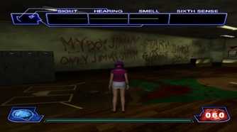 A screenshot of Illbleed on Sega Dreamcast