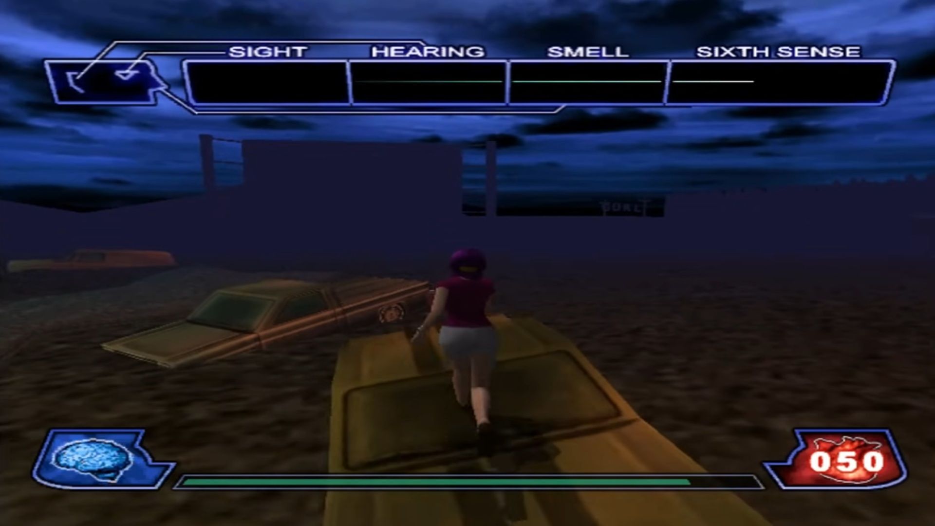 A screenshot of Illbleed on Sega Dreamcast
