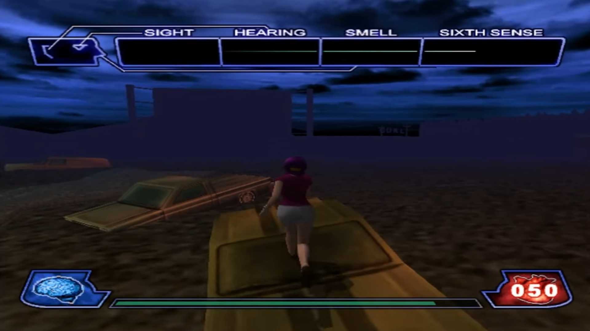 A screenshot of Illbleed on Sega Dreamcast