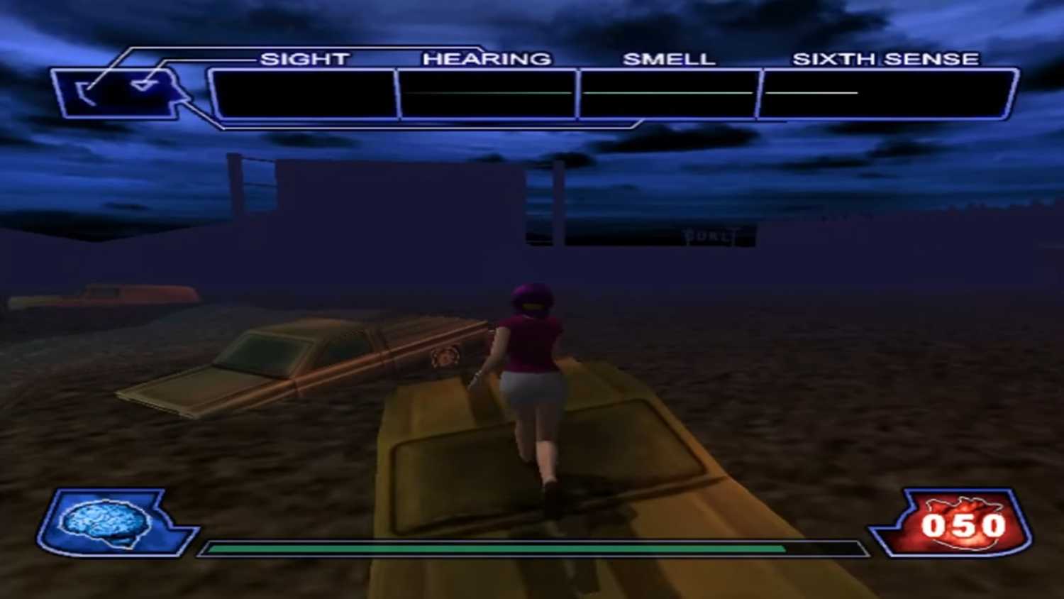A screenshot of Illbleed on Sega Dreamcast