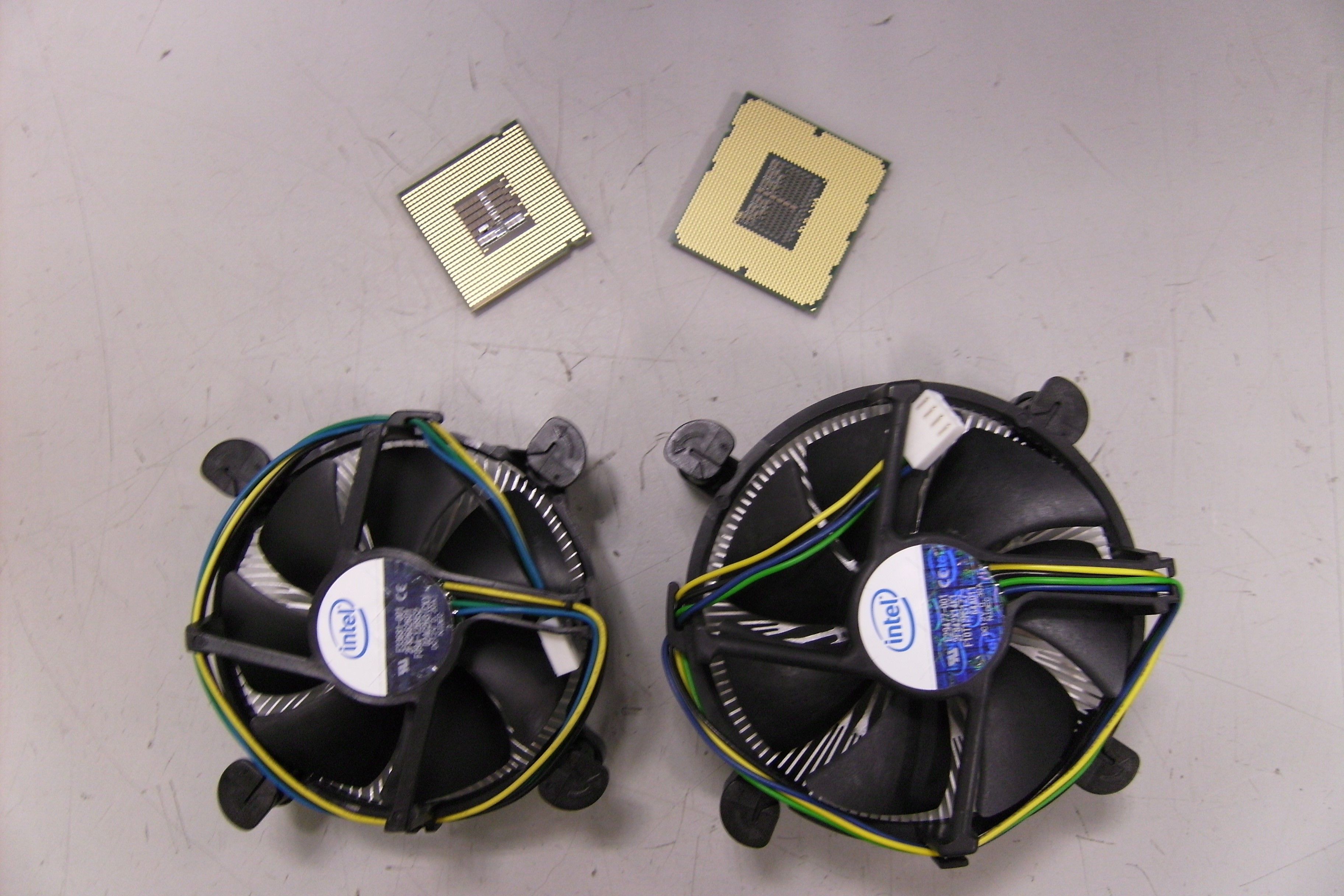 Intel Core i7 920 CPUs with CPU coolers