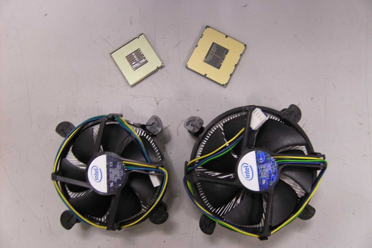 Intel Core i7 920 CPUs with CPU coolers