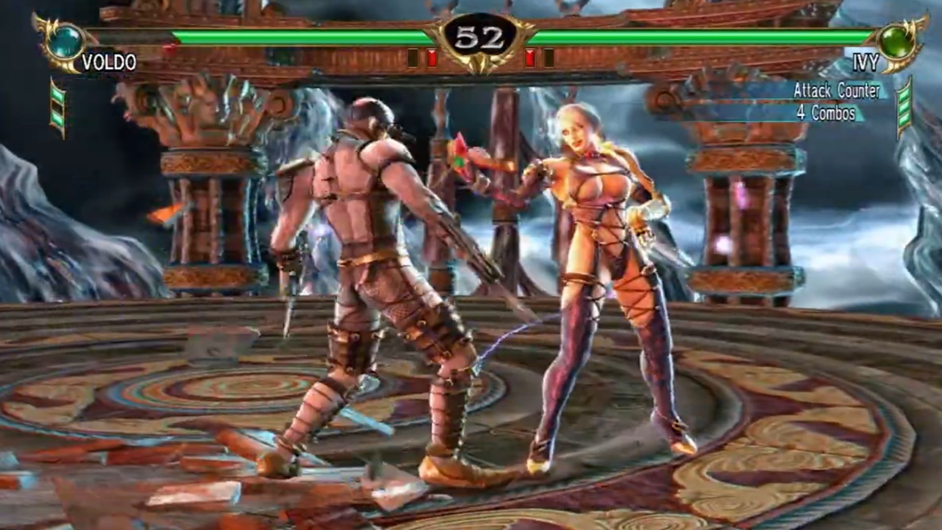 A screenshot of gameplay from Soulcalibur IV
