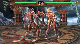 A screenshot of gameplay from Soulcalibur IV