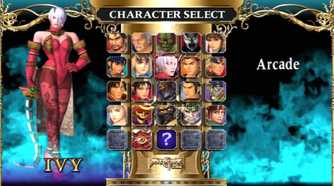 A screenshot of gameplay from Soulcalibur 2