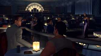 A scene from a 1940s nightclub in L.A. Noire.