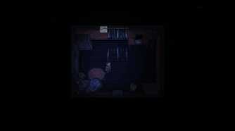 look outside dark apartment interior