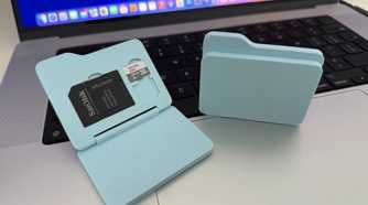 macOS Folder SD Card Holder by Bas van der Ploeg