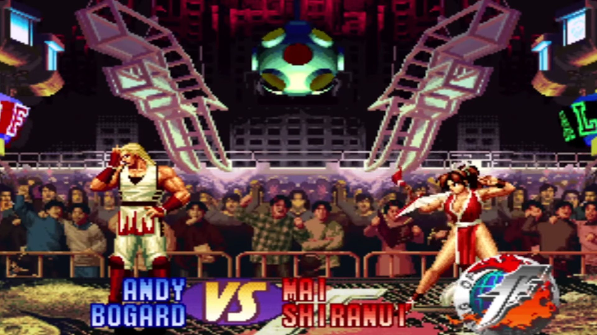 A screenshot of gameplay from The King of Fighters 97
