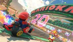 A screenshot of gameplay from Mario Kart World