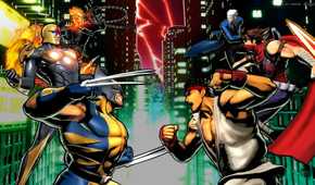 A promo shot from Marvel vs Capcom 3