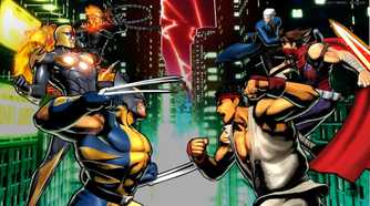 A promo shot from Marvel vs Capcom 3
