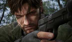 A shot of Naked Snake in Metal Gear Solid Delta: Snake Eater.