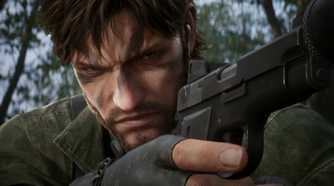 A shot of Naked Snake in Metal Gear Solid Delta: Snake Eater.