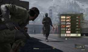 Naked Snake taking cover in Metal Gear Solid Delta: Snake Eater.