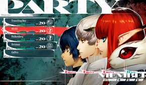 metaphor refantazio party screen showing the active party members